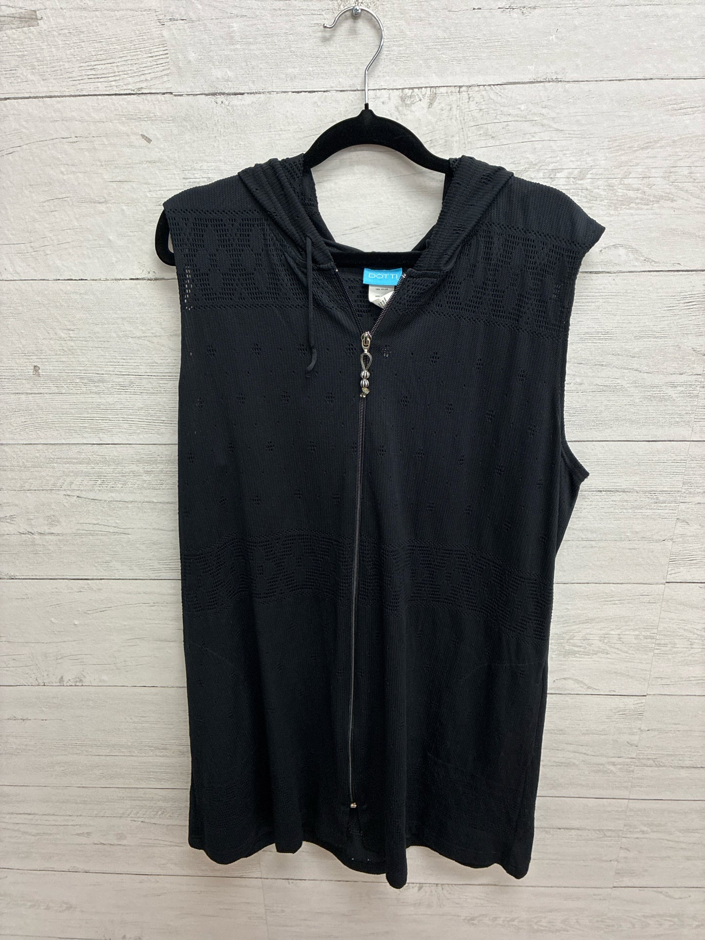 Size XL Dotti Black Coverup