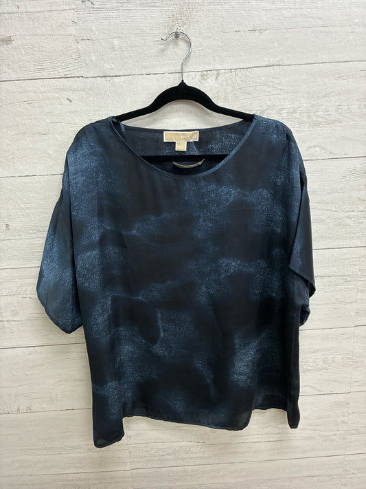 Size L Michael Kors Blue Womens Shirt