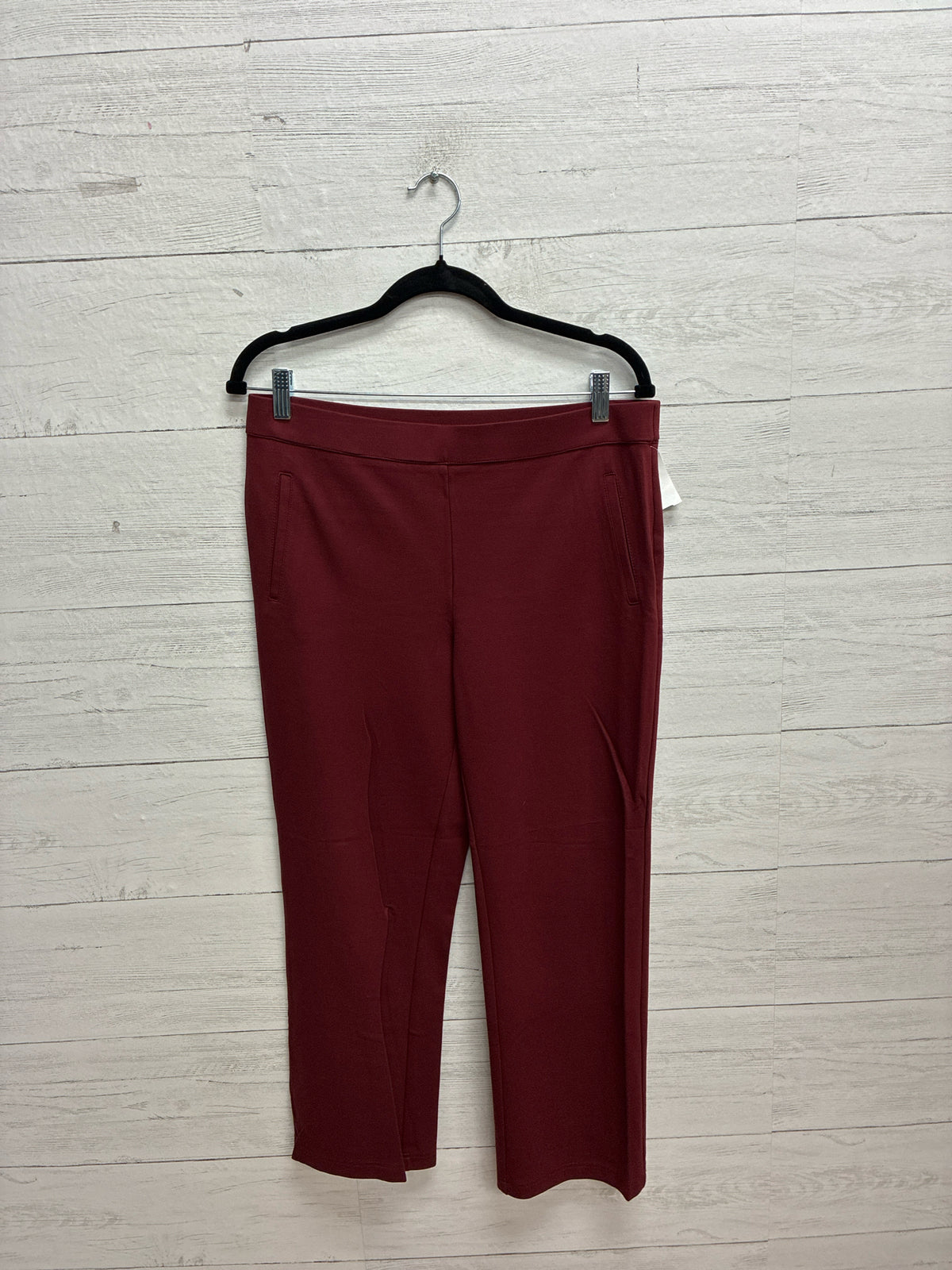 Size L JULES & LEOPOLD Red Womens Pants