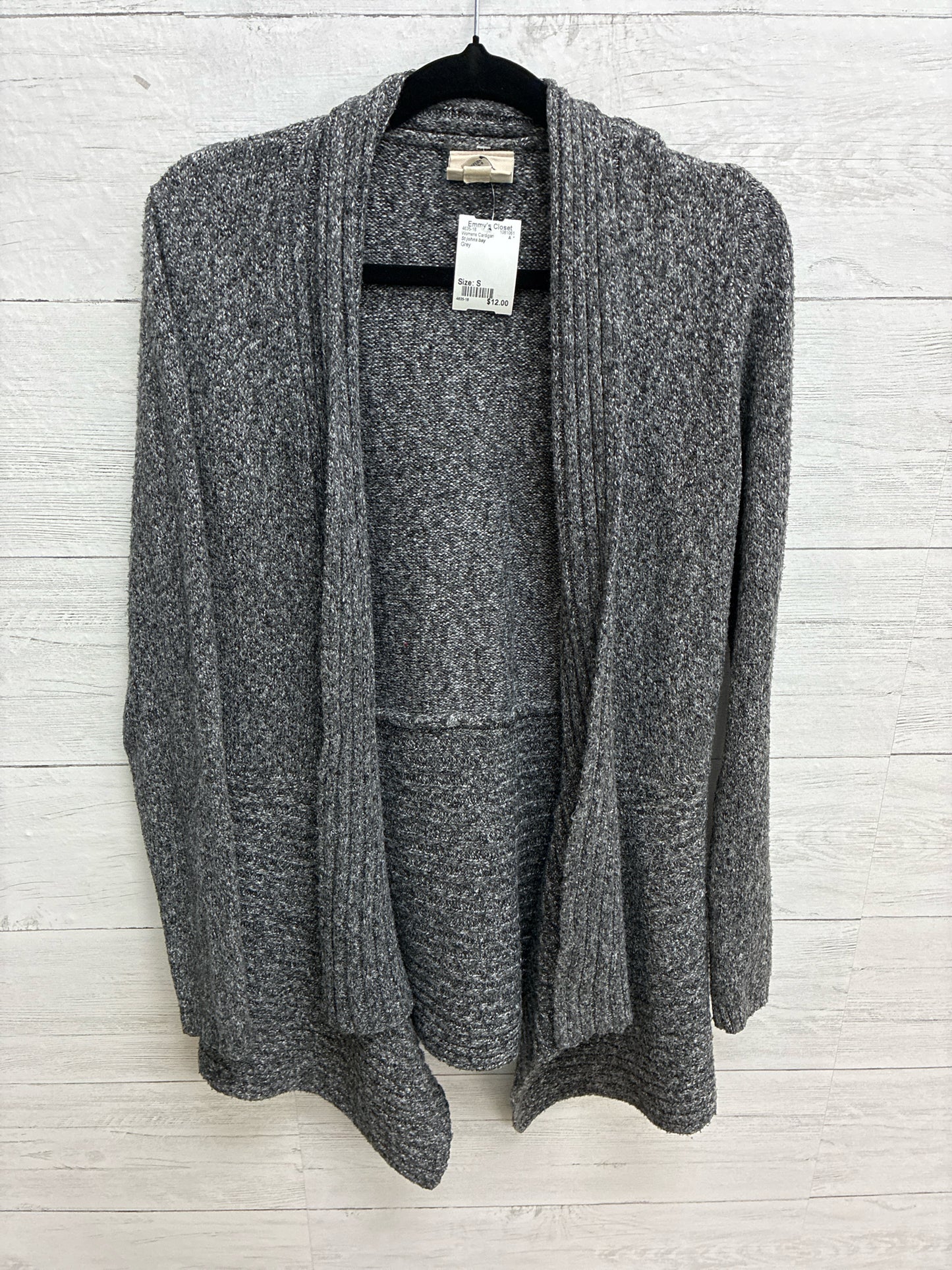 Size S St johns bay Grey Womens Cardigan