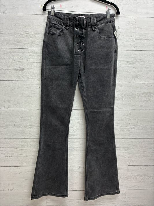 Size 29 Pink Lily Black Denim Womens Jeans