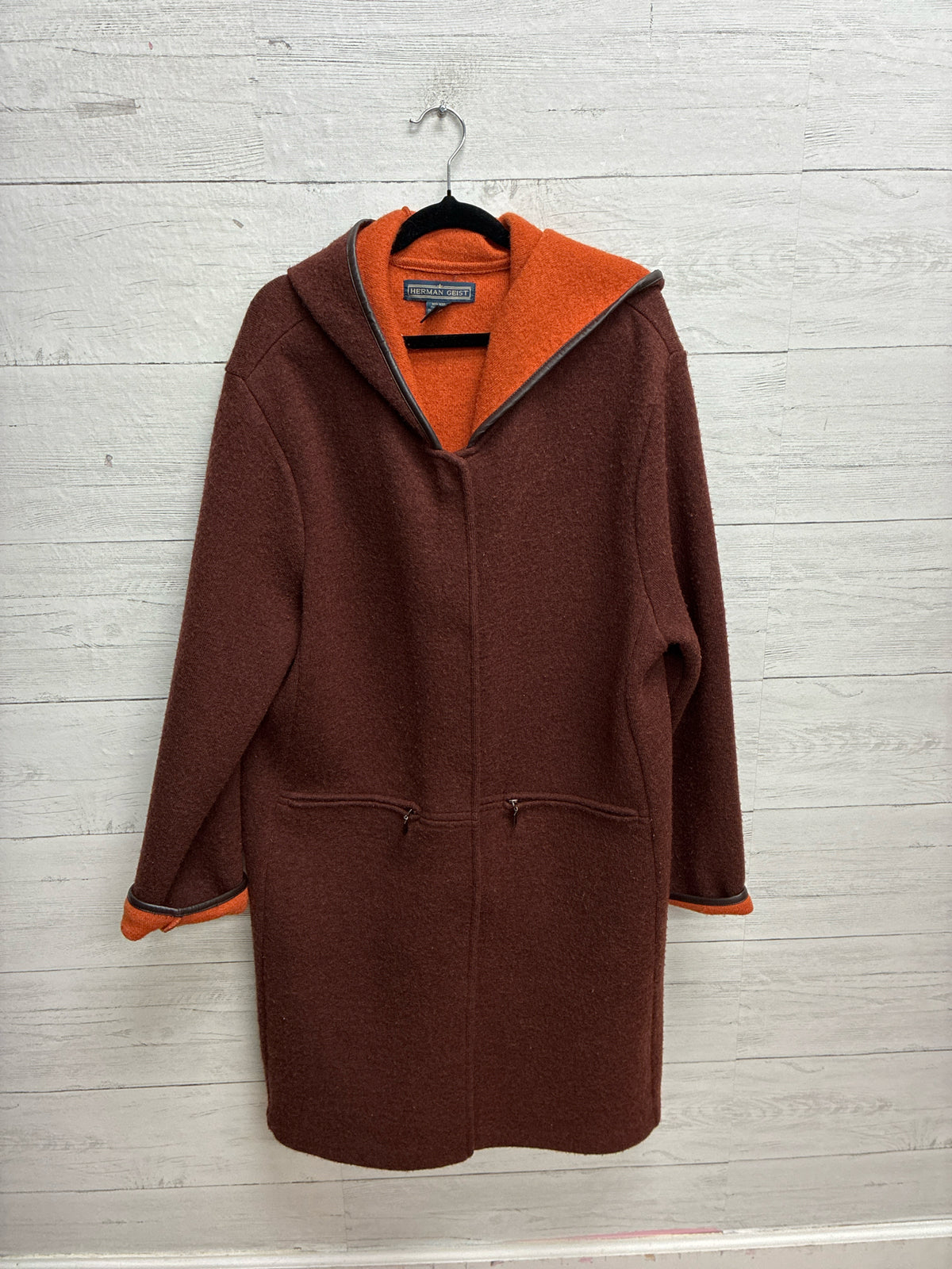 Size M Herman Geist Brown Womens Coat