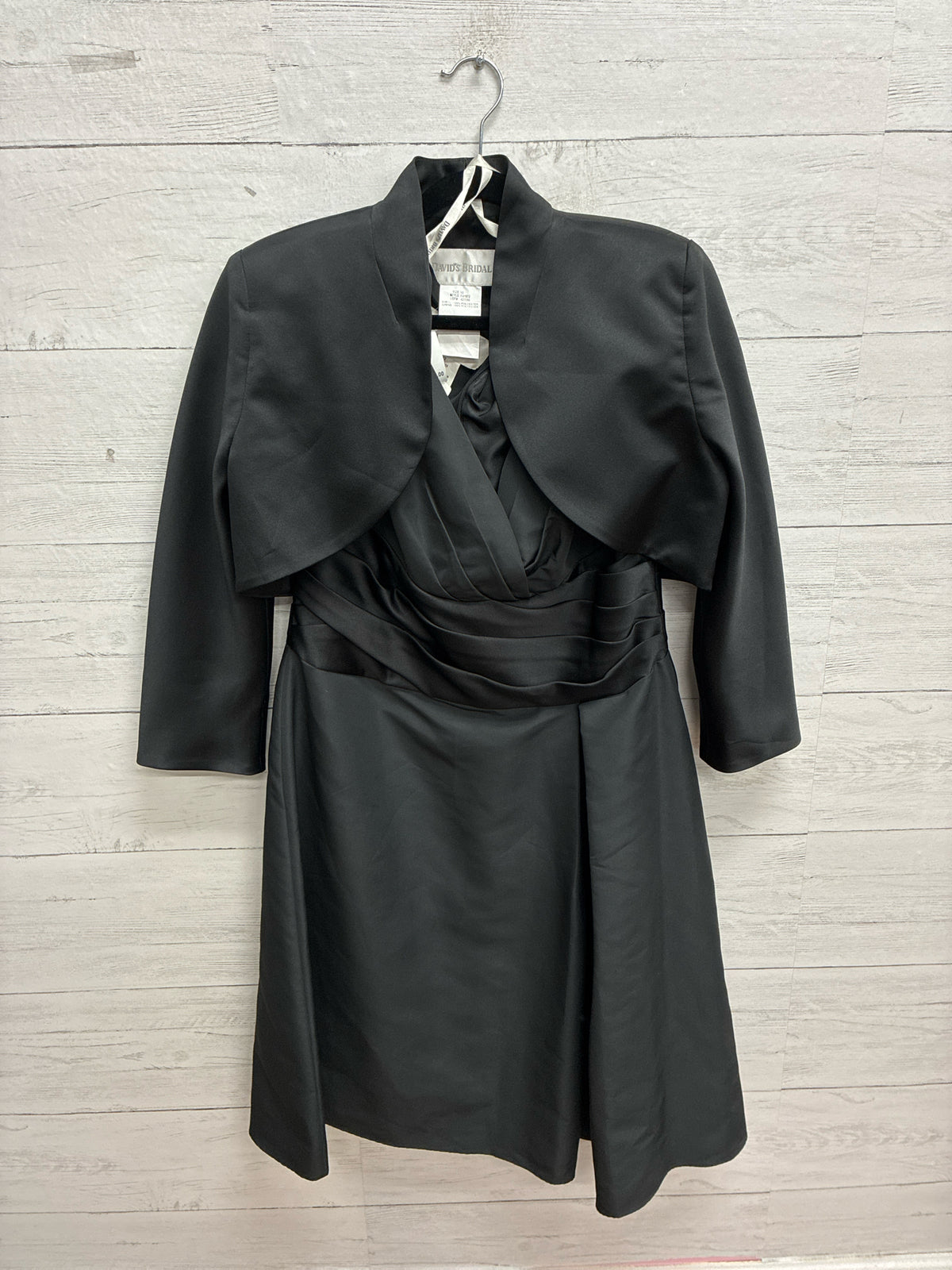 Size 12 Davids Bridal Black 2 PIECE SET