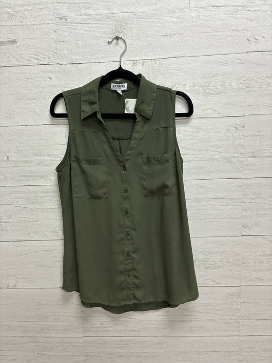 Size M Express Green Womens Shirt