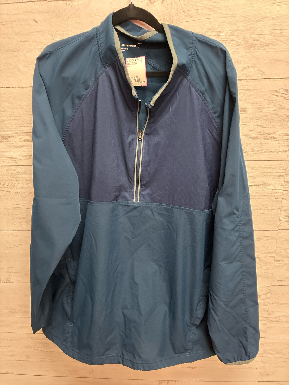 Size XXL UNDER ARMOR Blue Mens Shirt
