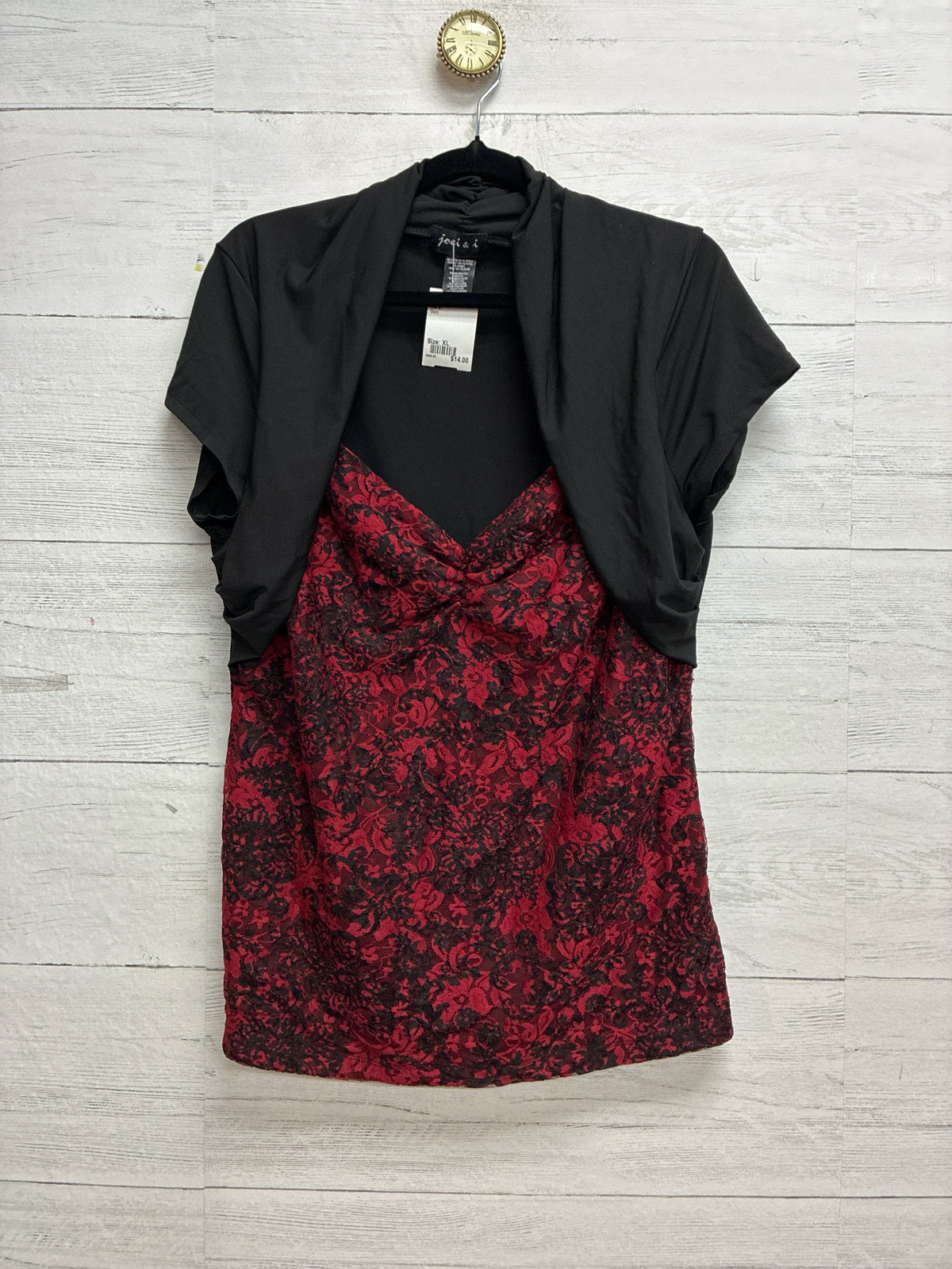 Size XL Joei & i Black Womens Shirt