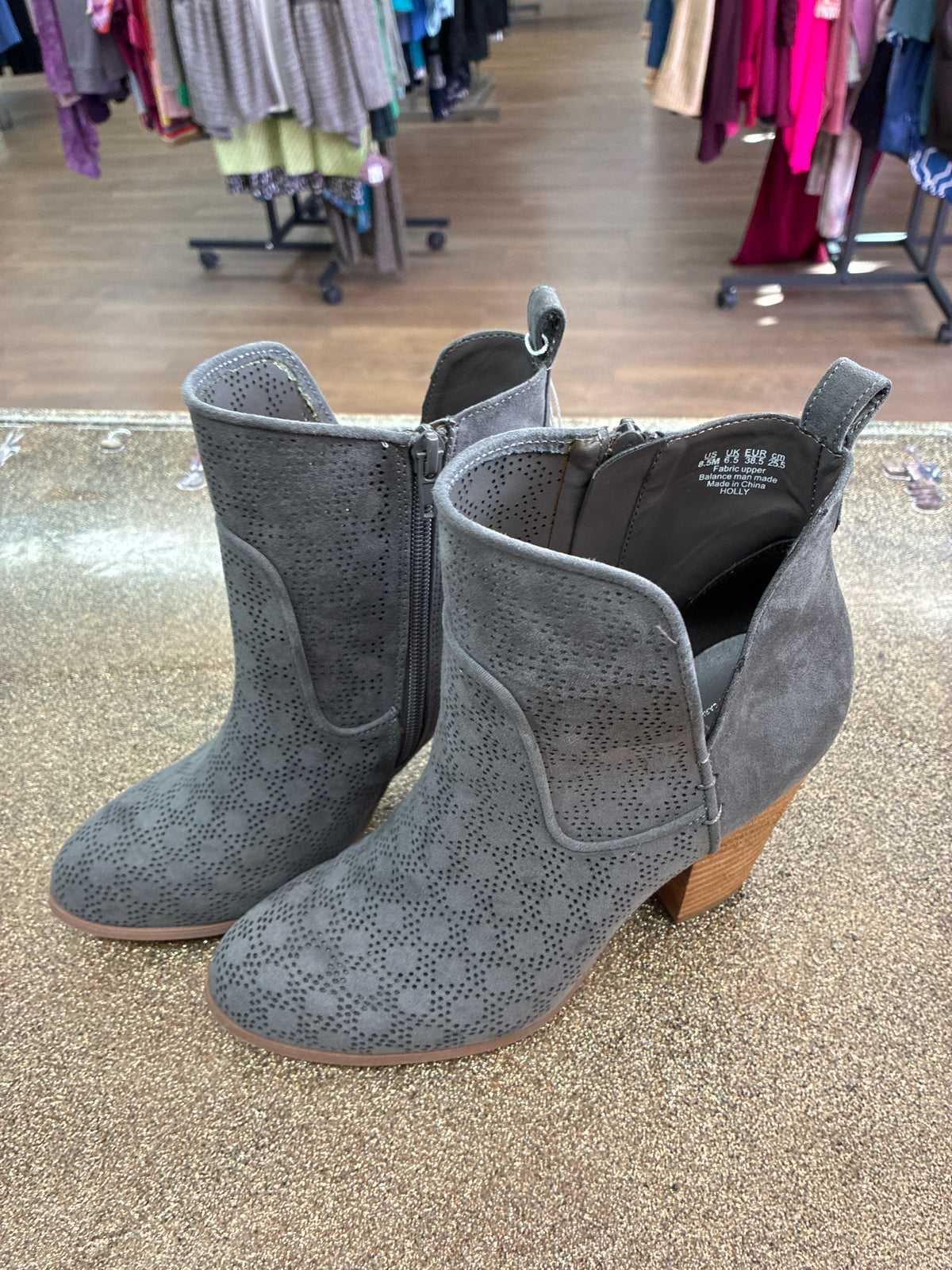 8.5 Carlos Gray Womens Boot