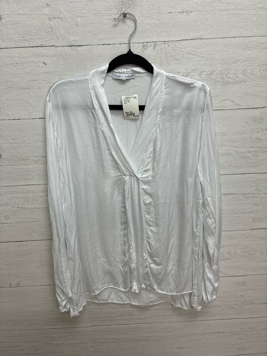 Size M/L Tempo Paris White Womens Shirt