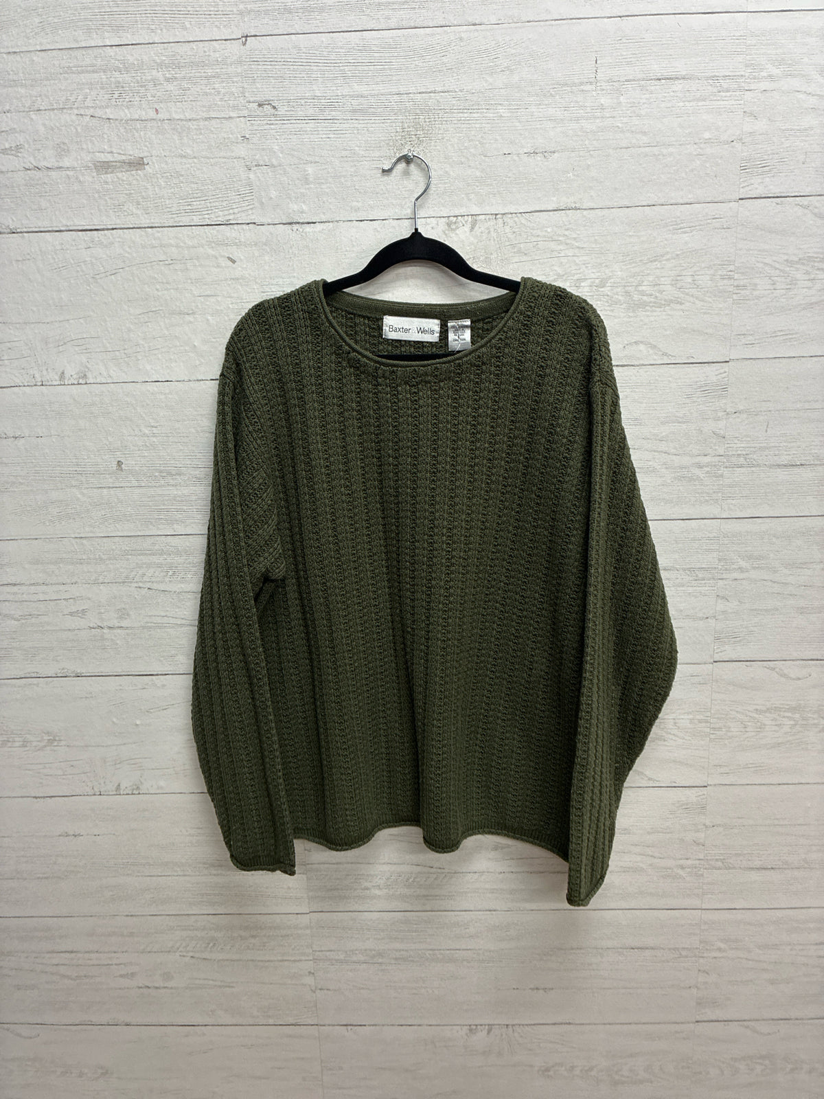 Size L Baxter & Wells Green Womens Sweater