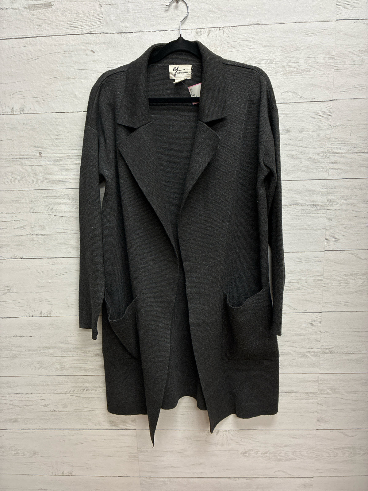 Size S Andrea Javine Gray Womens Sweater