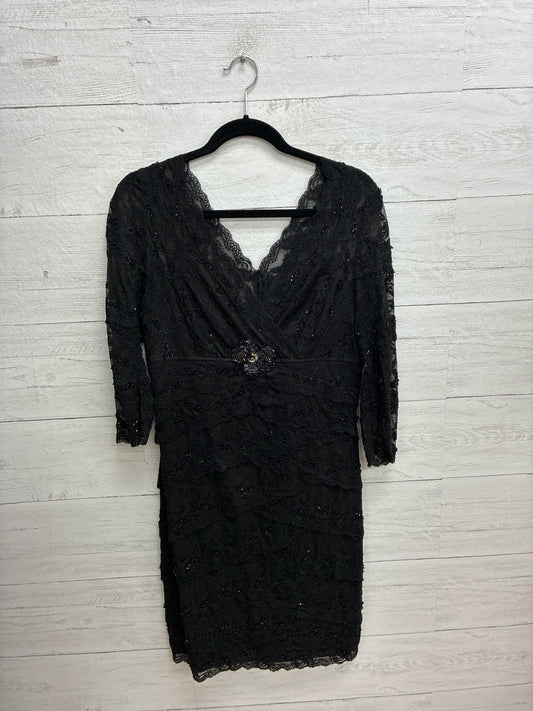 Size 14P Marina Black Dress/Evening Wear