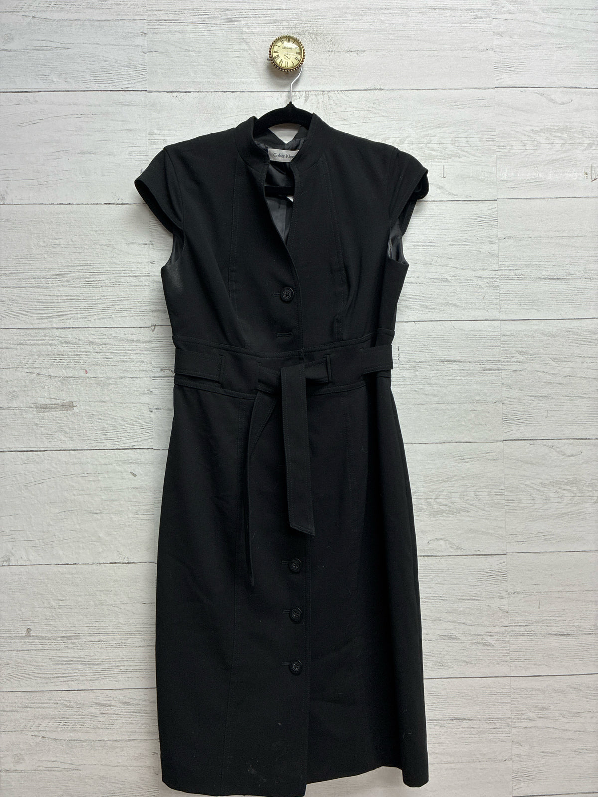 Size 6P Calvin Klein Black Dress/Evening Wear