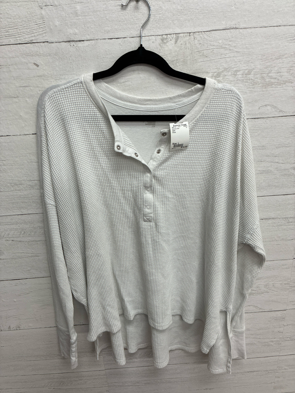Size L Aerie White Womens Shirt