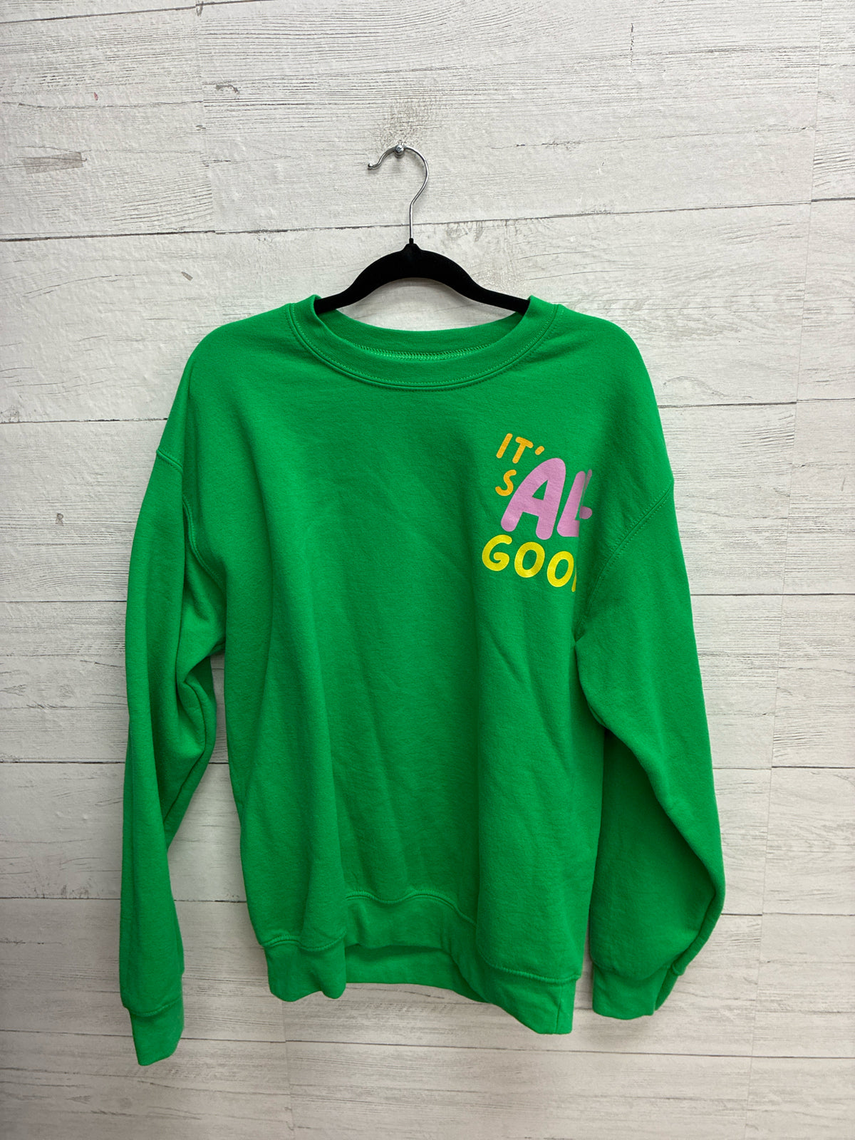 Size M Gildan Green Womens Sweater
