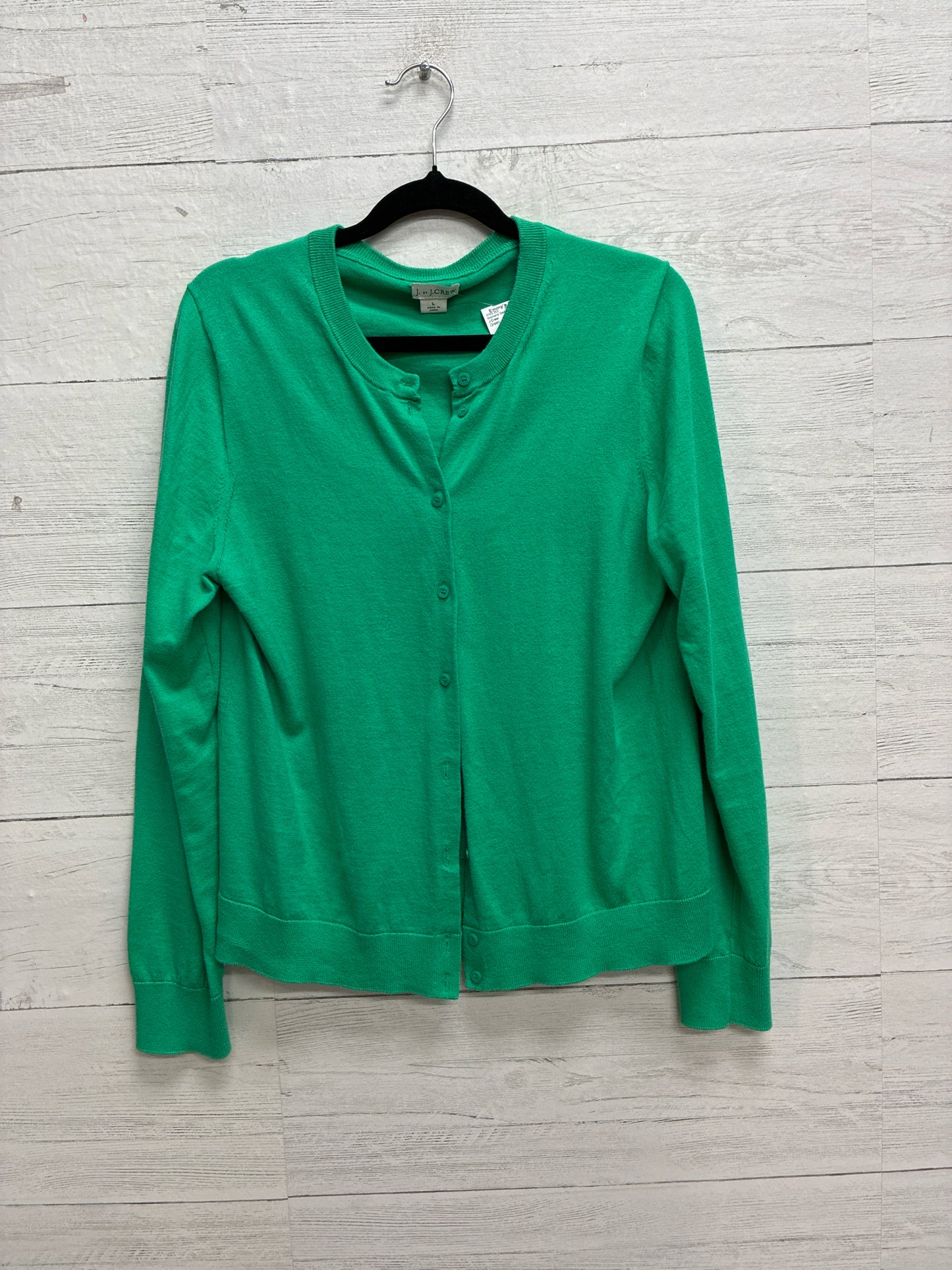 Size L J Crew Green Womens Sweater