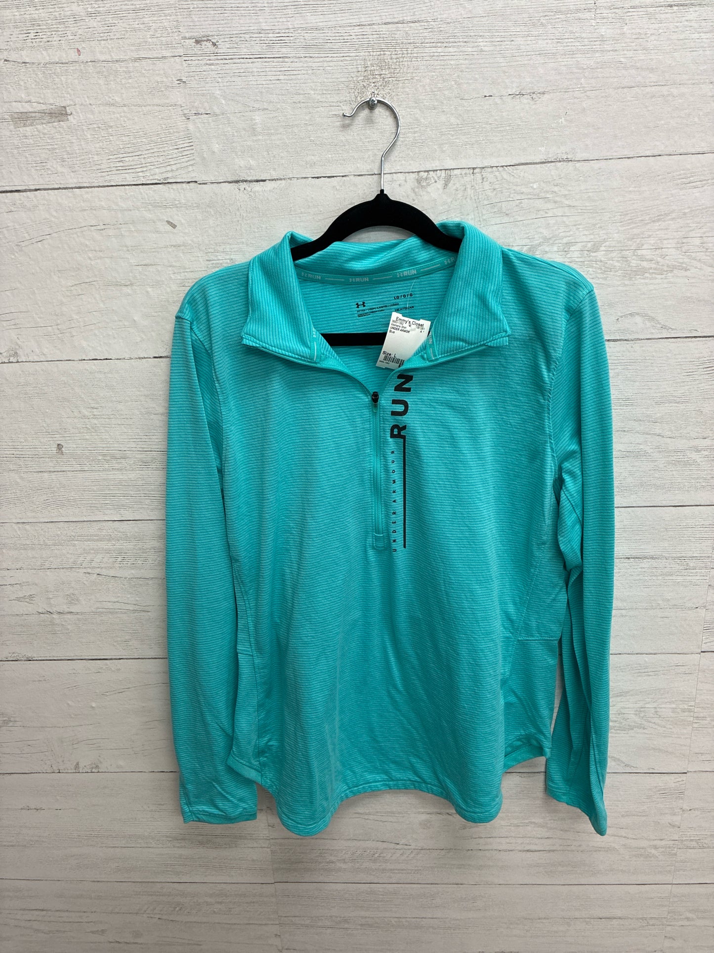 Size L UNDER ARMOR Blue Womens Shirt