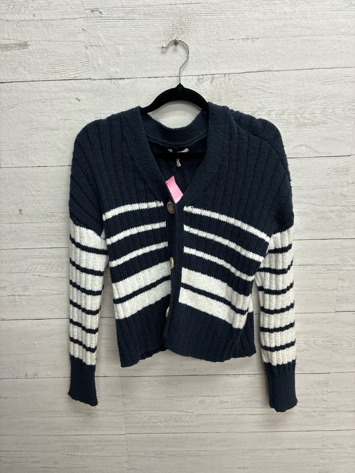 Size S Maurices White/navy Womens Sweater