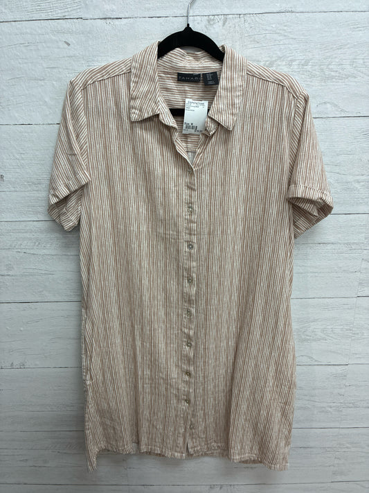 Size M Tahari Brown/white Dress/Evening Wear