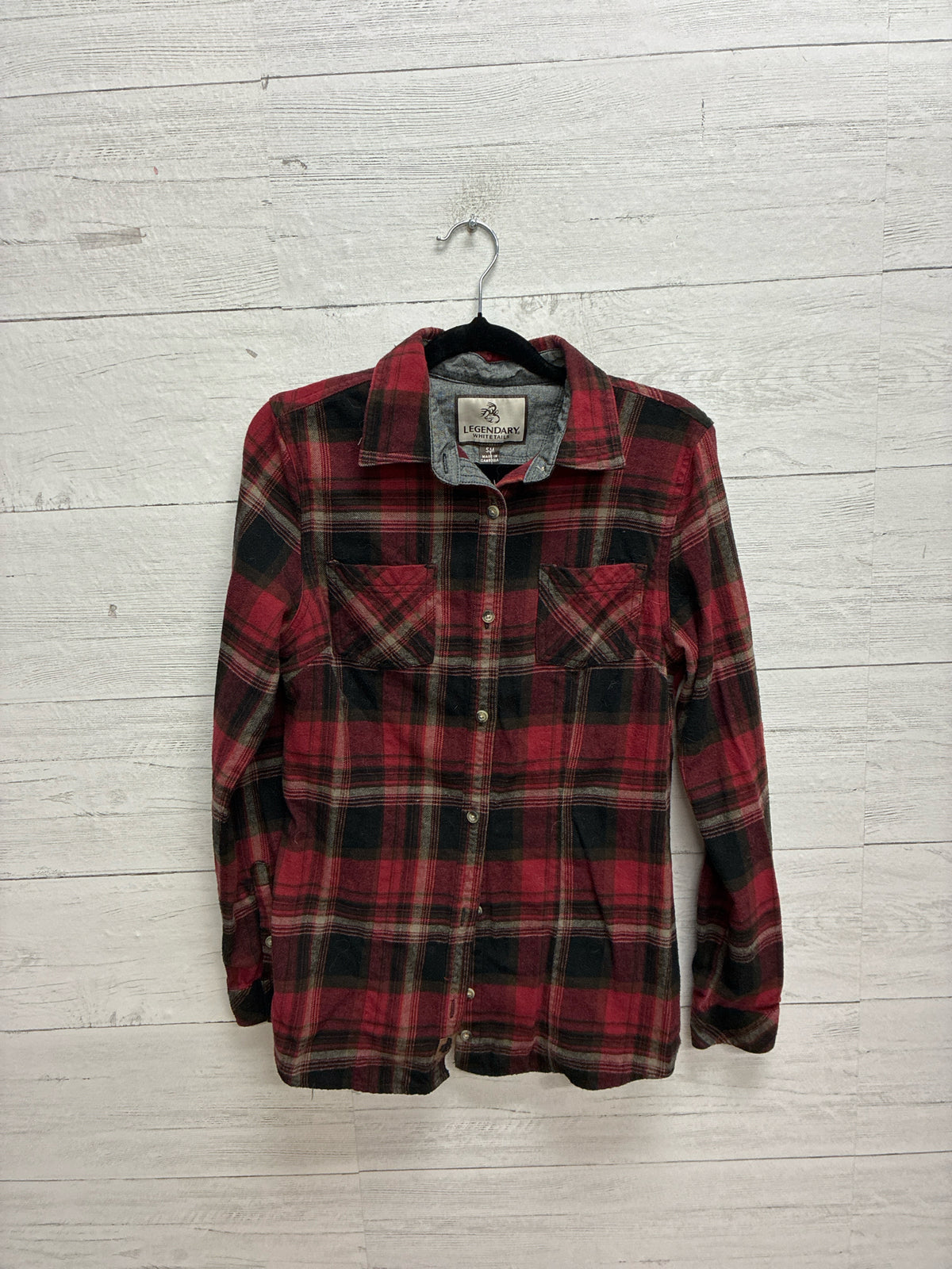 Size S Legendary Whitetails Red Womens Shirt