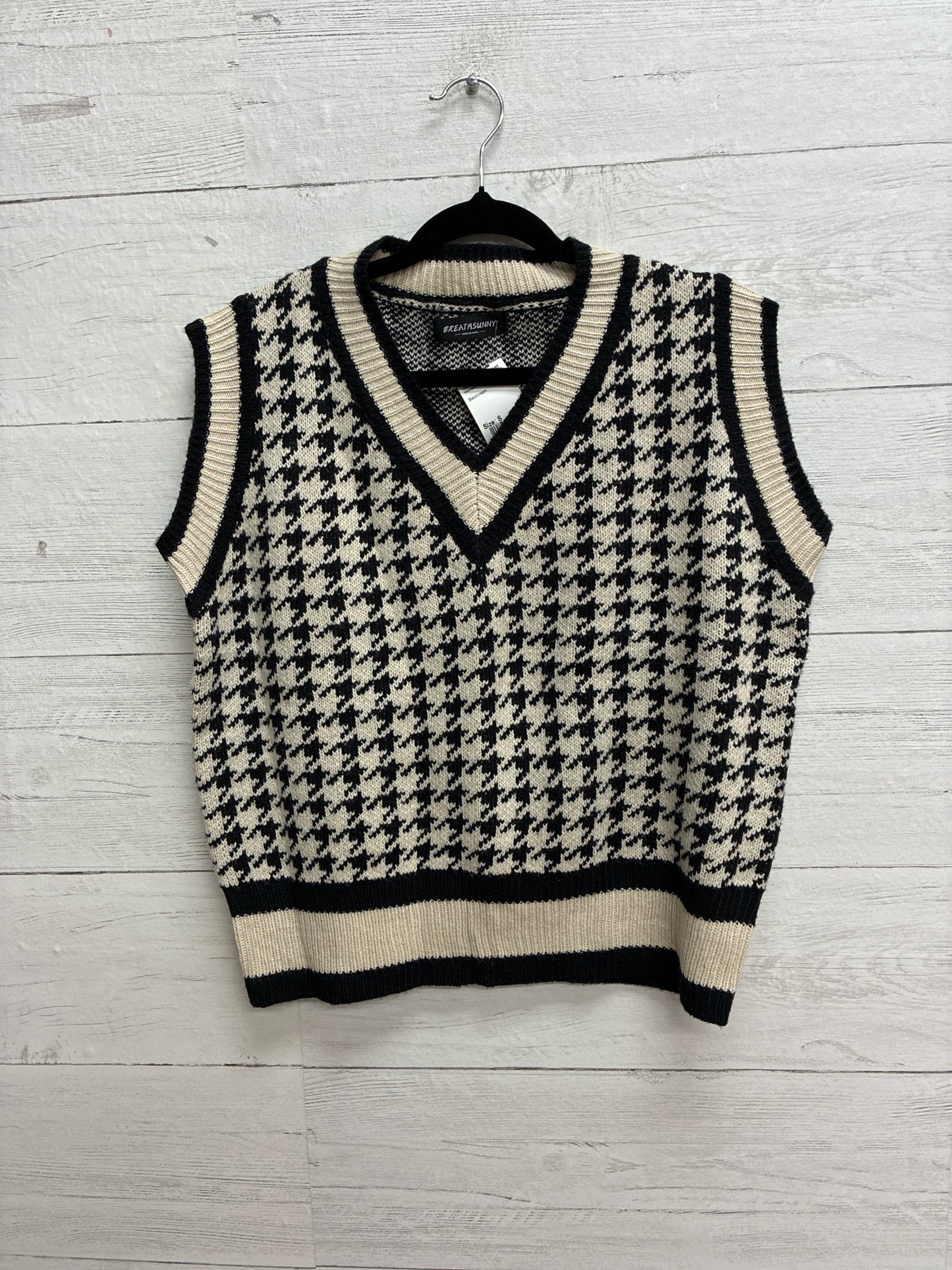 Size S Black/cream Womens Sweater