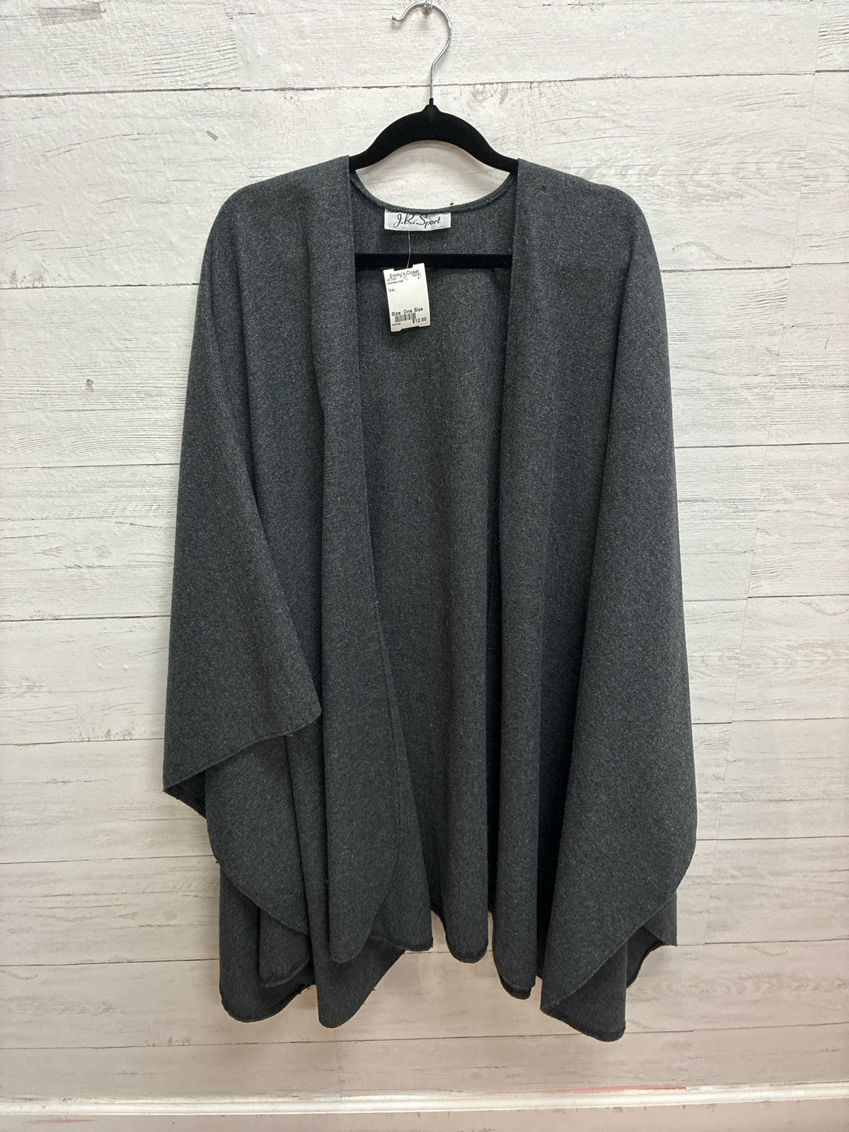 Size One Size Gray Womens Vest