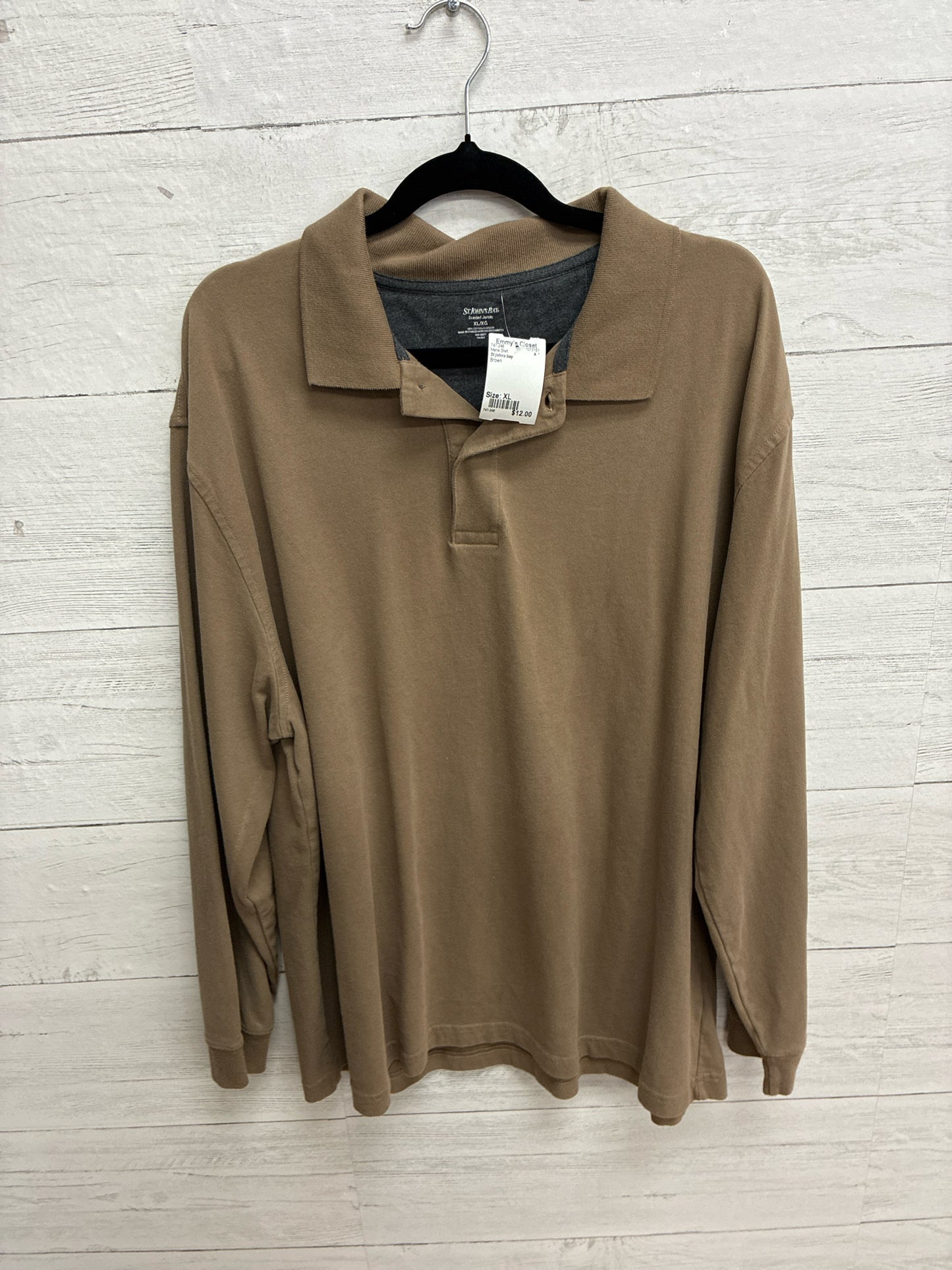 Size XL St johns bay Brown Mens Shirt