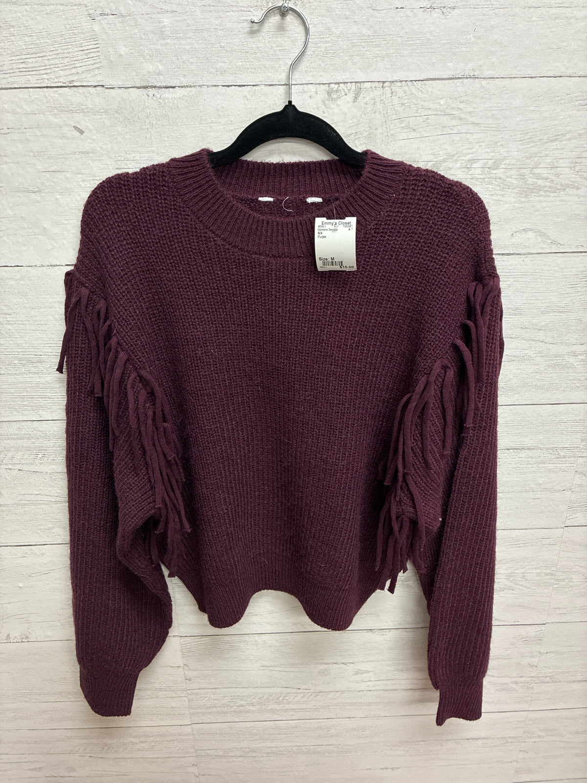 Size M N/A Purple Womens Sweater