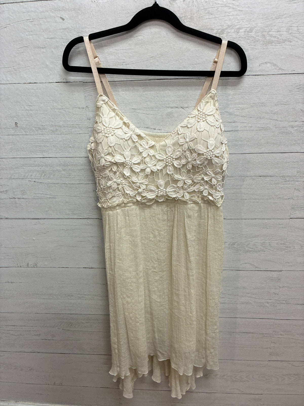 Size L Ecru Dress/Evening Wear
