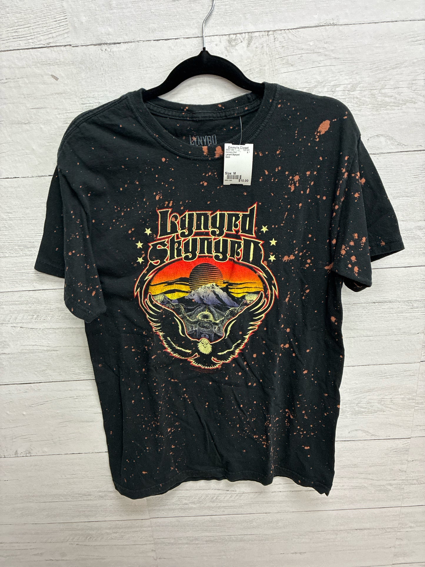 Size M Lynyrd Skynyrd Black Womens Shirt