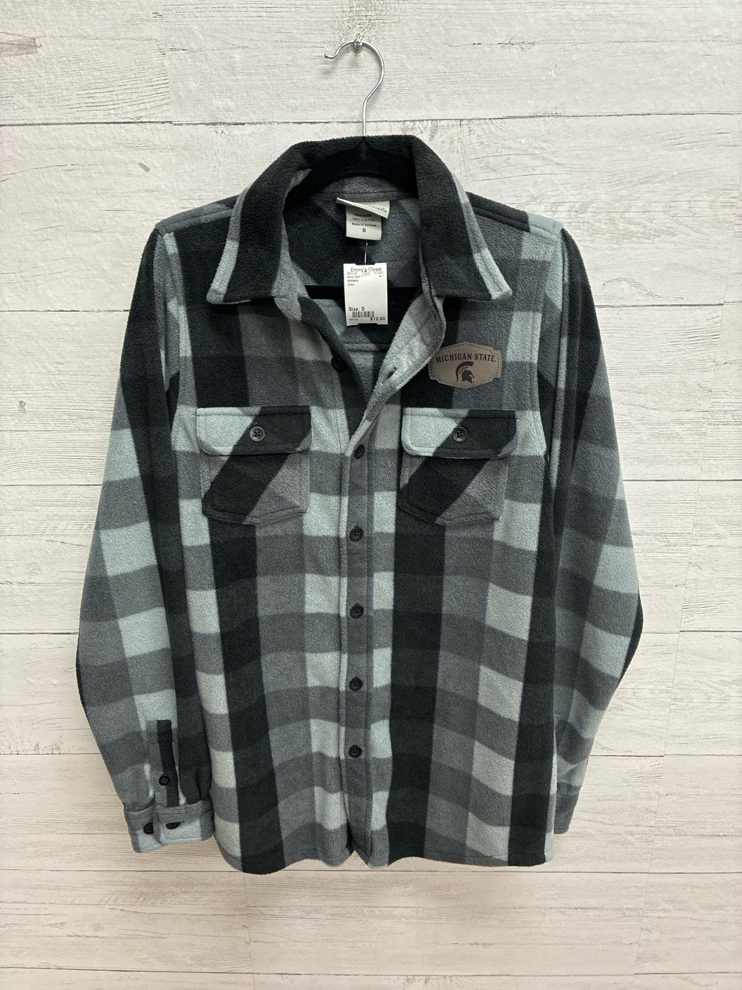 Size S Artisans Grey Mens Shirt