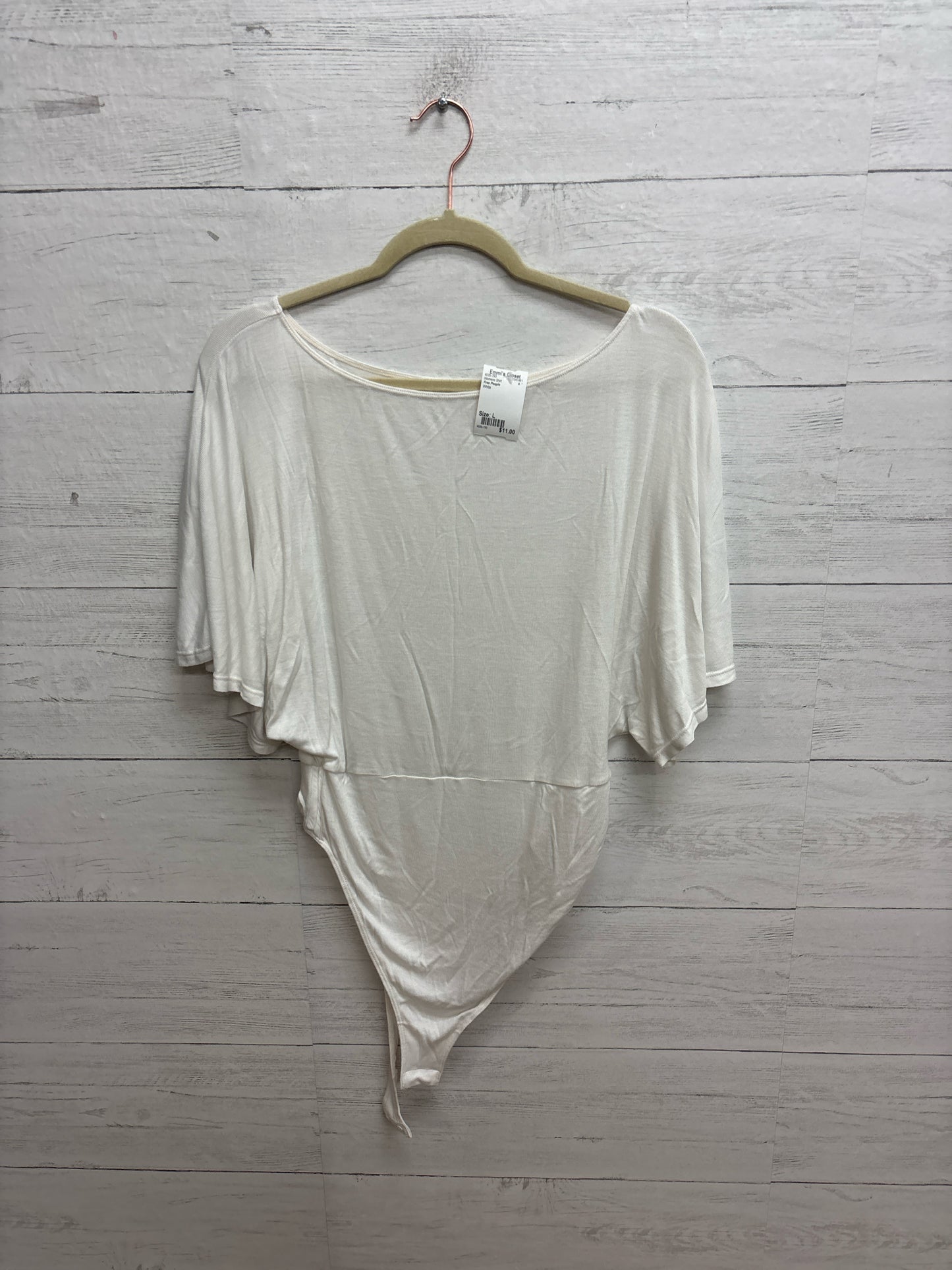 Size L Free People White Womens Shirt