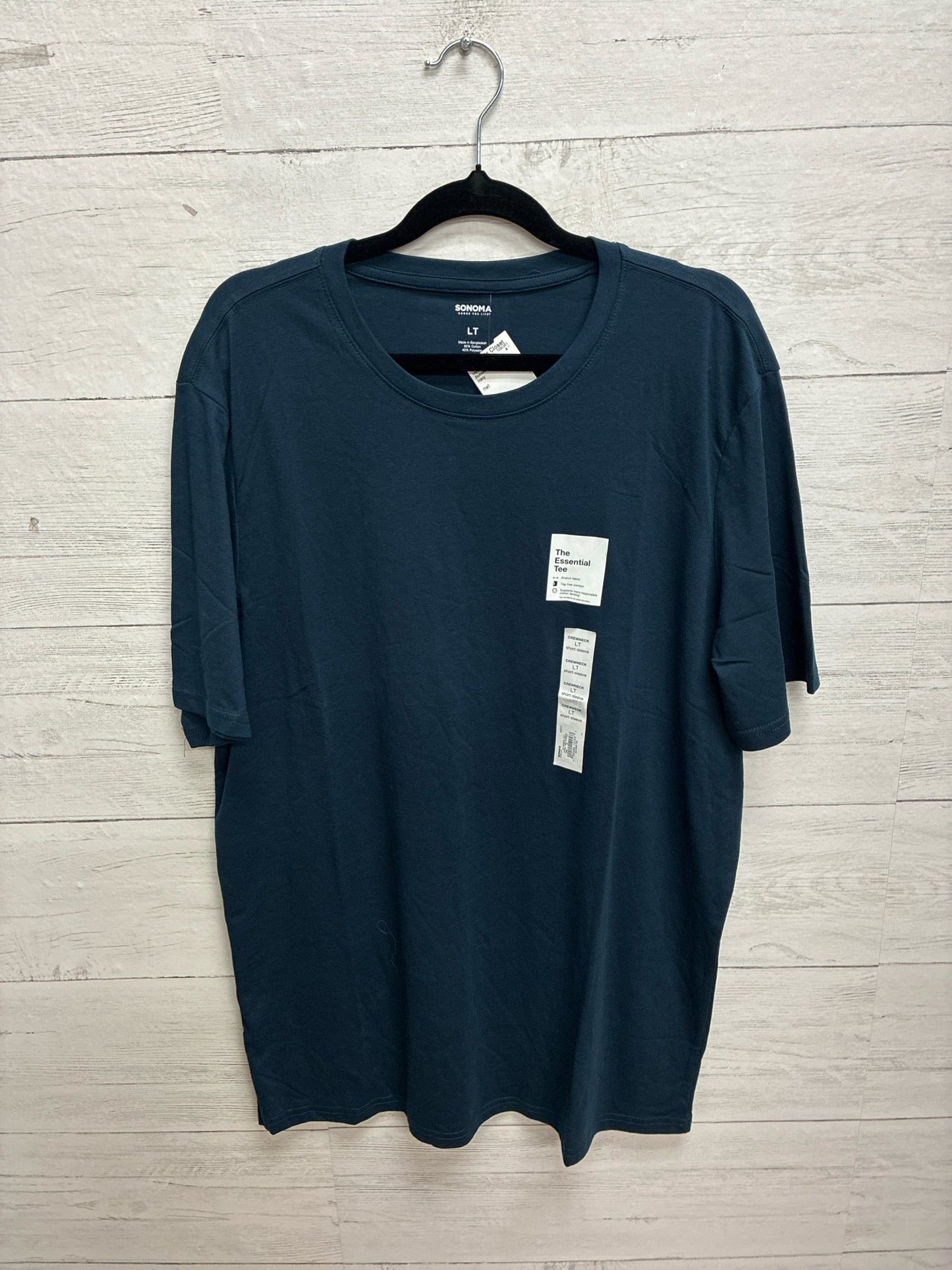 Size LT Sonoma Navy Mens Shirt