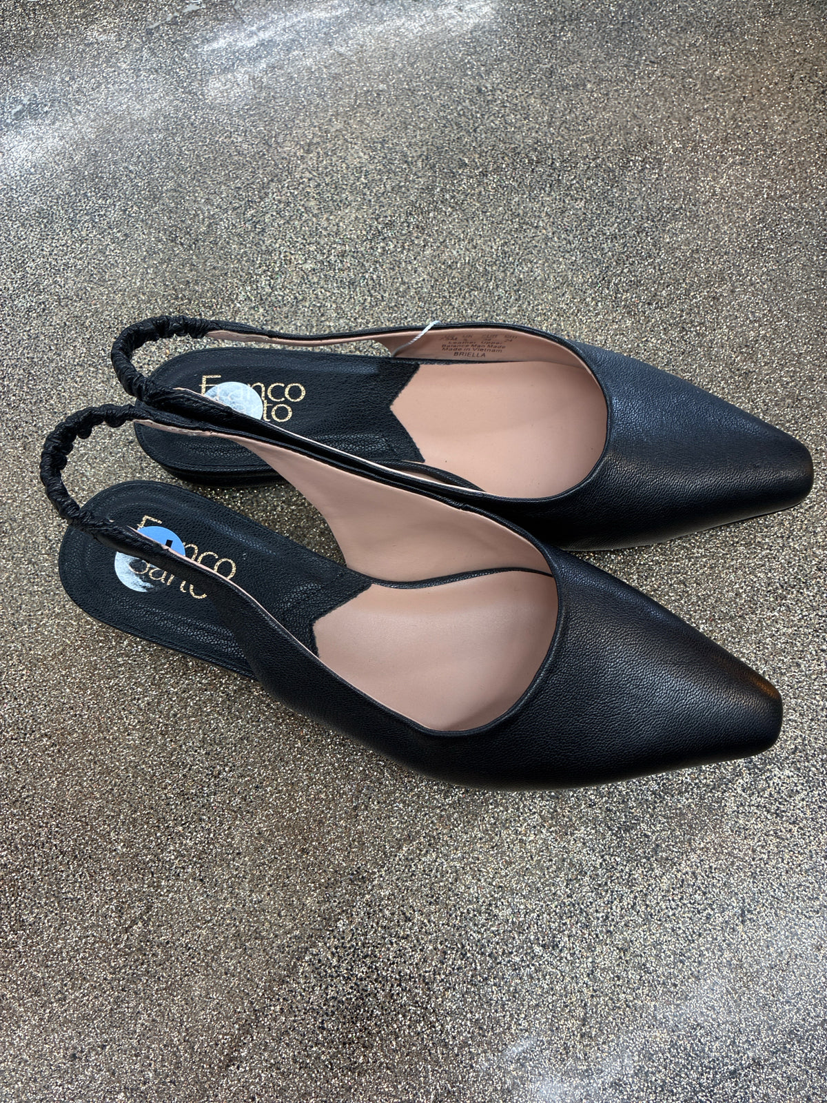 7.5 Franco Sarto Black Womens Shoe