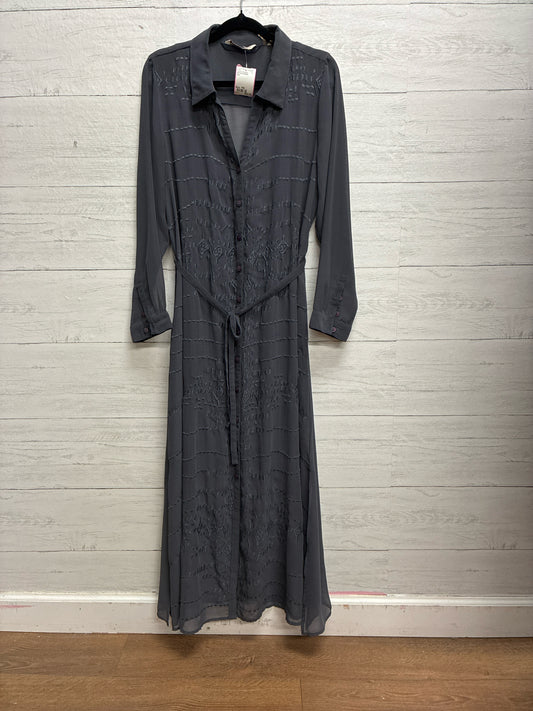 Size PM Soft Surroundings Gray Dress/Evening Wear