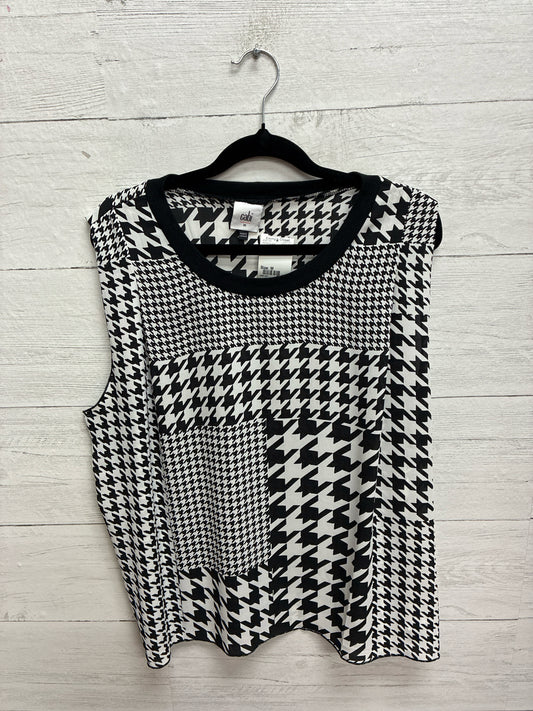 Size M Cabi Black/White Womens Shirt