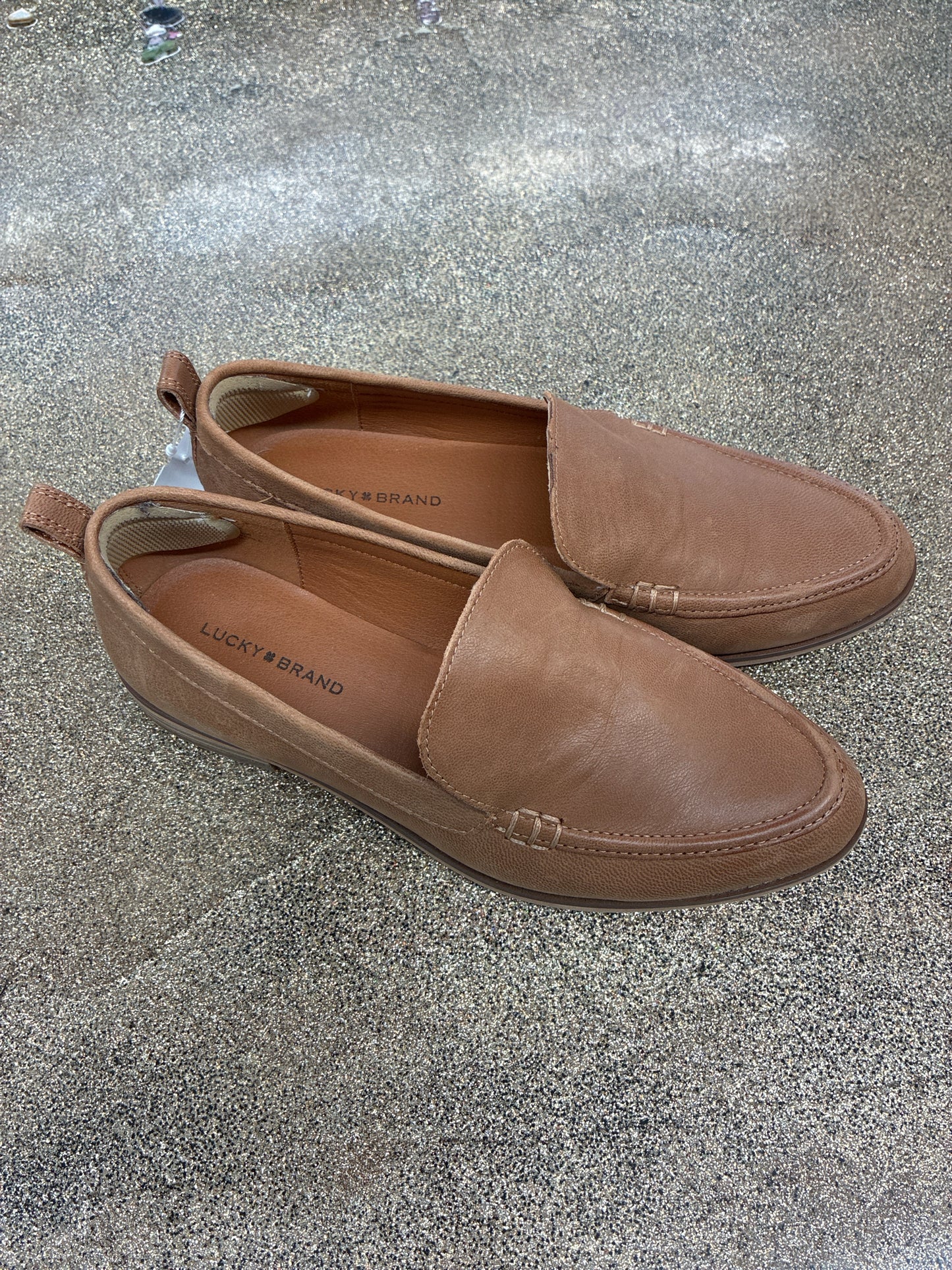 7.5 LUCKY BRAND Camel Womens Shoe
