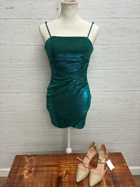 Size 3 Crystal Doll Green GOWN