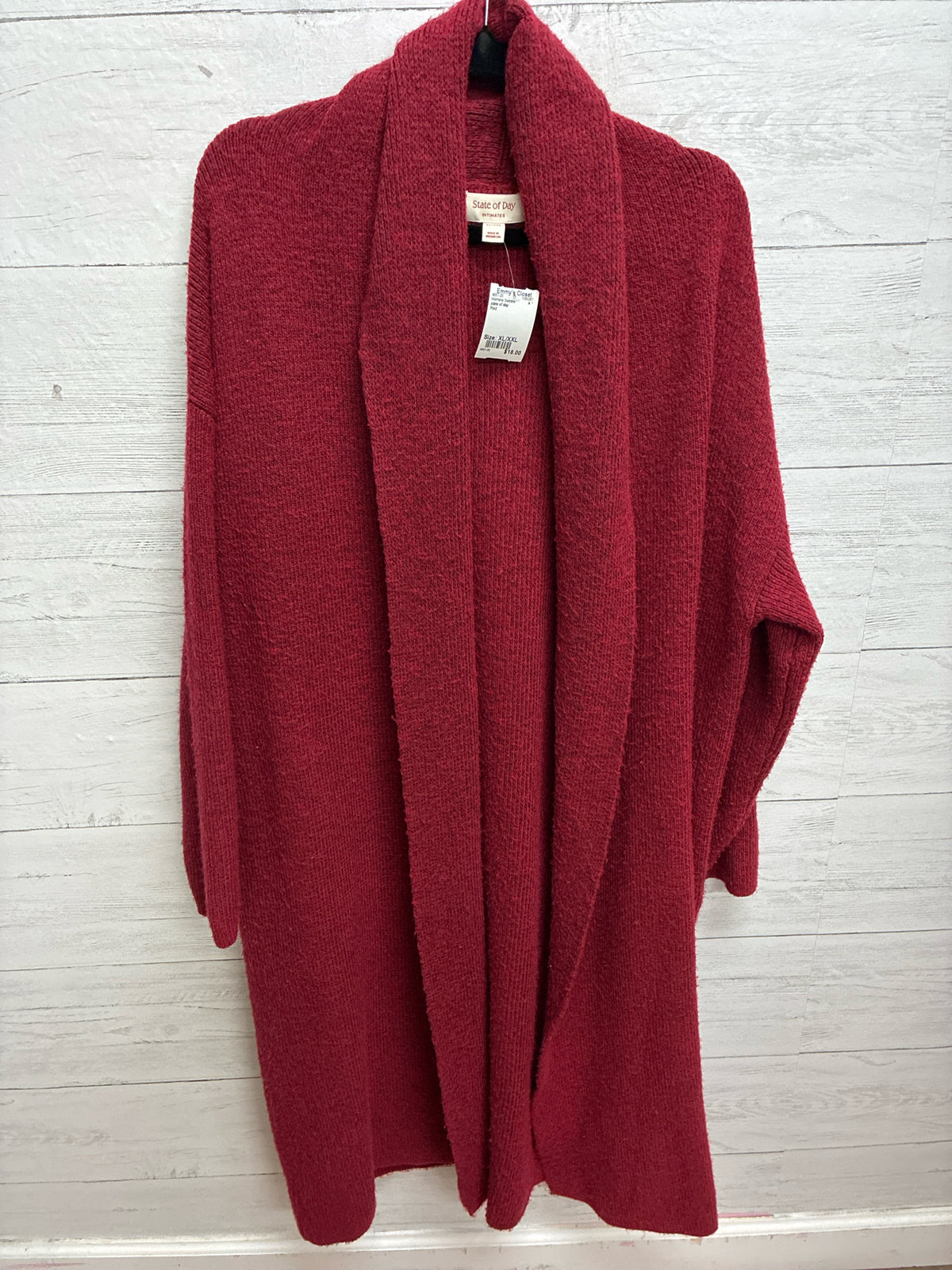 Size XL/XXL state of day Red Womens Sweater