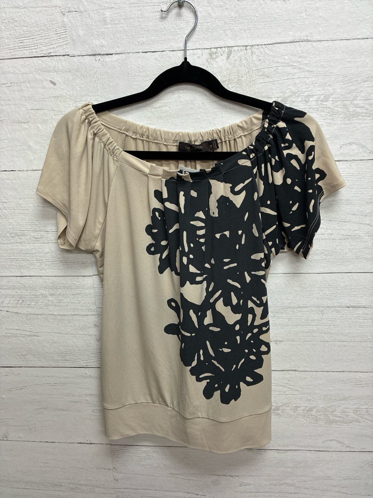 Size XS The Limited Tan/Black Womens Shirt