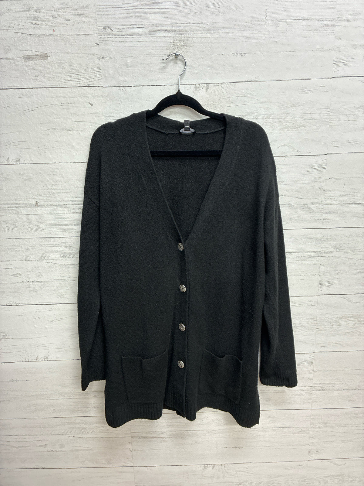 Size L Talbots Black Womens Cardigan