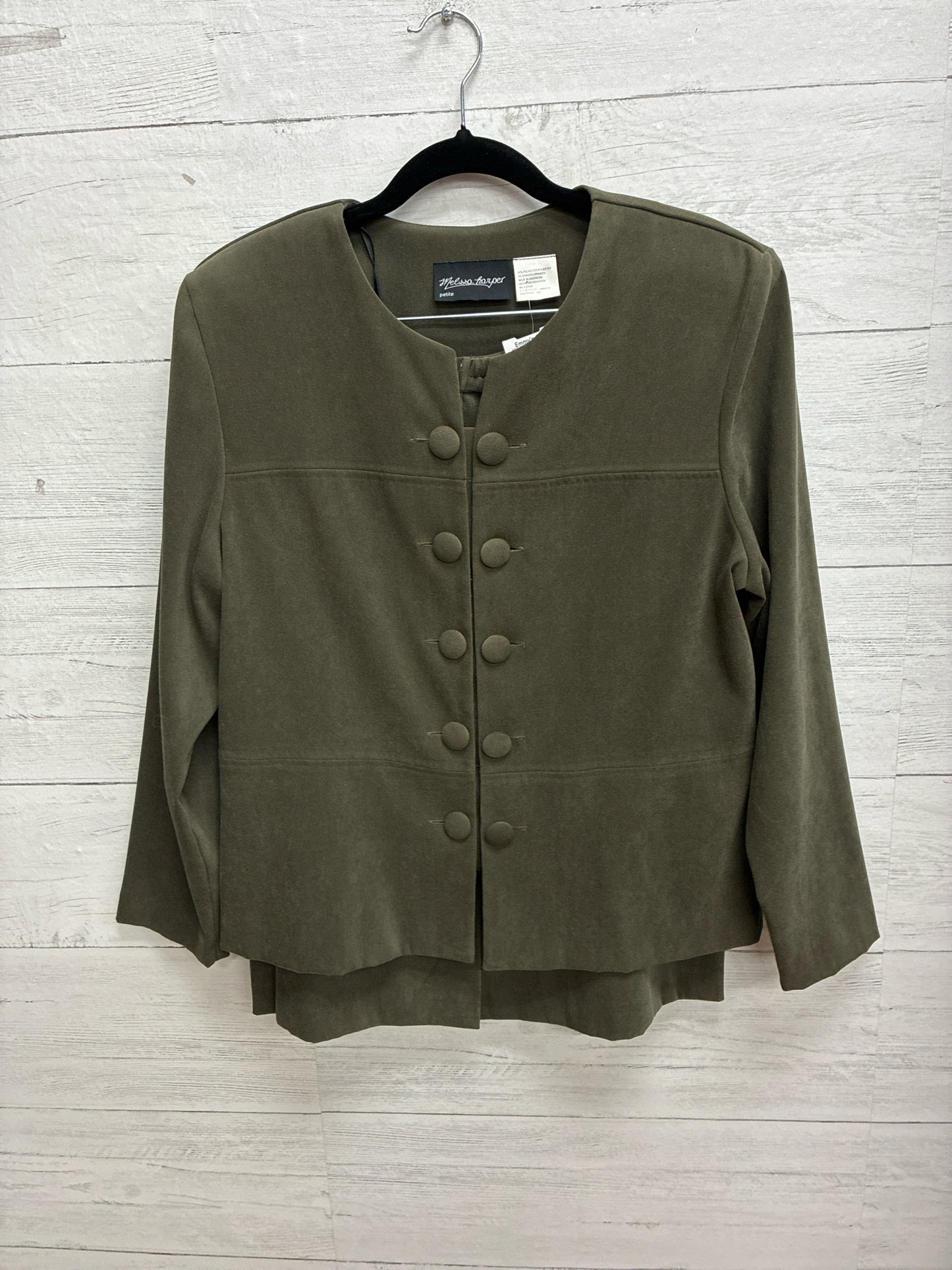 Size 12P Melissa Harper Olive 2 PIECE SET