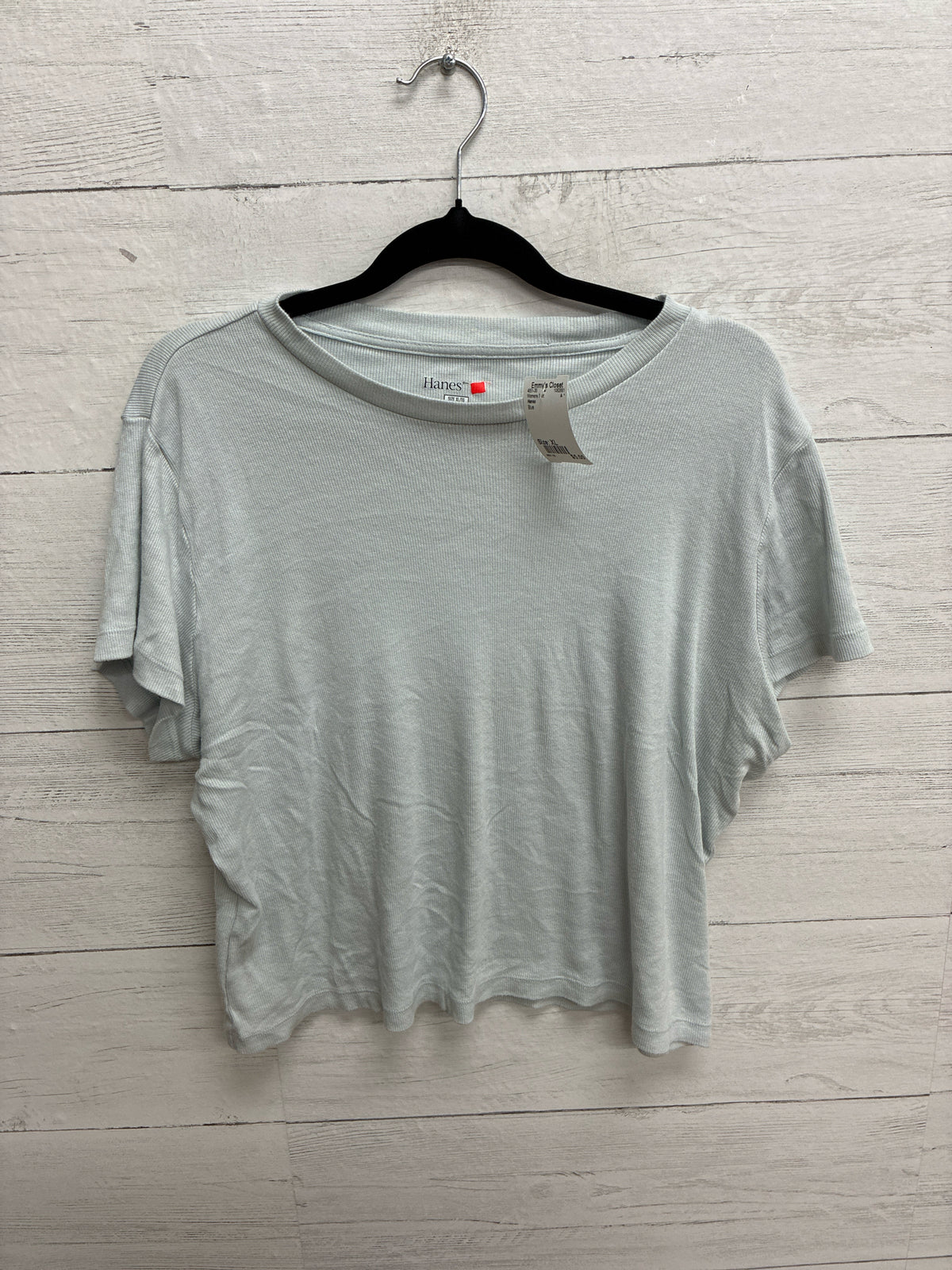 Size XL Hanes Blue Womens Shirt