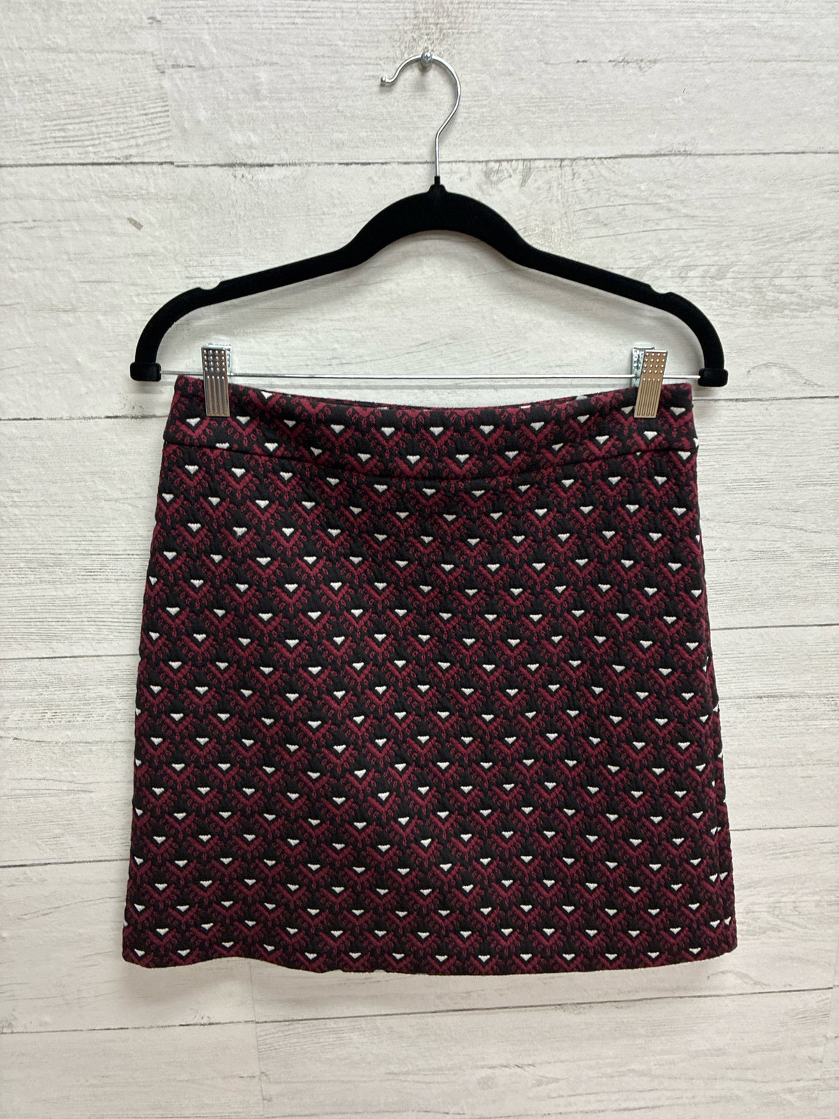 Size 2 Loft Red/black Skirt