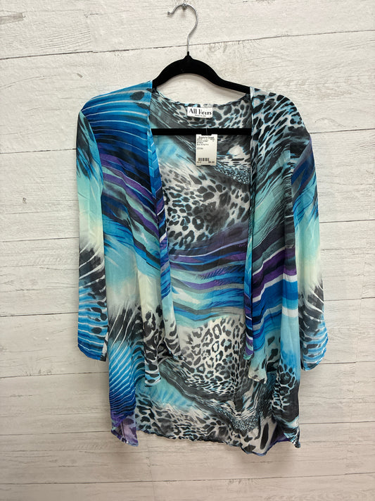 All Hours Blue Womens Cardigan