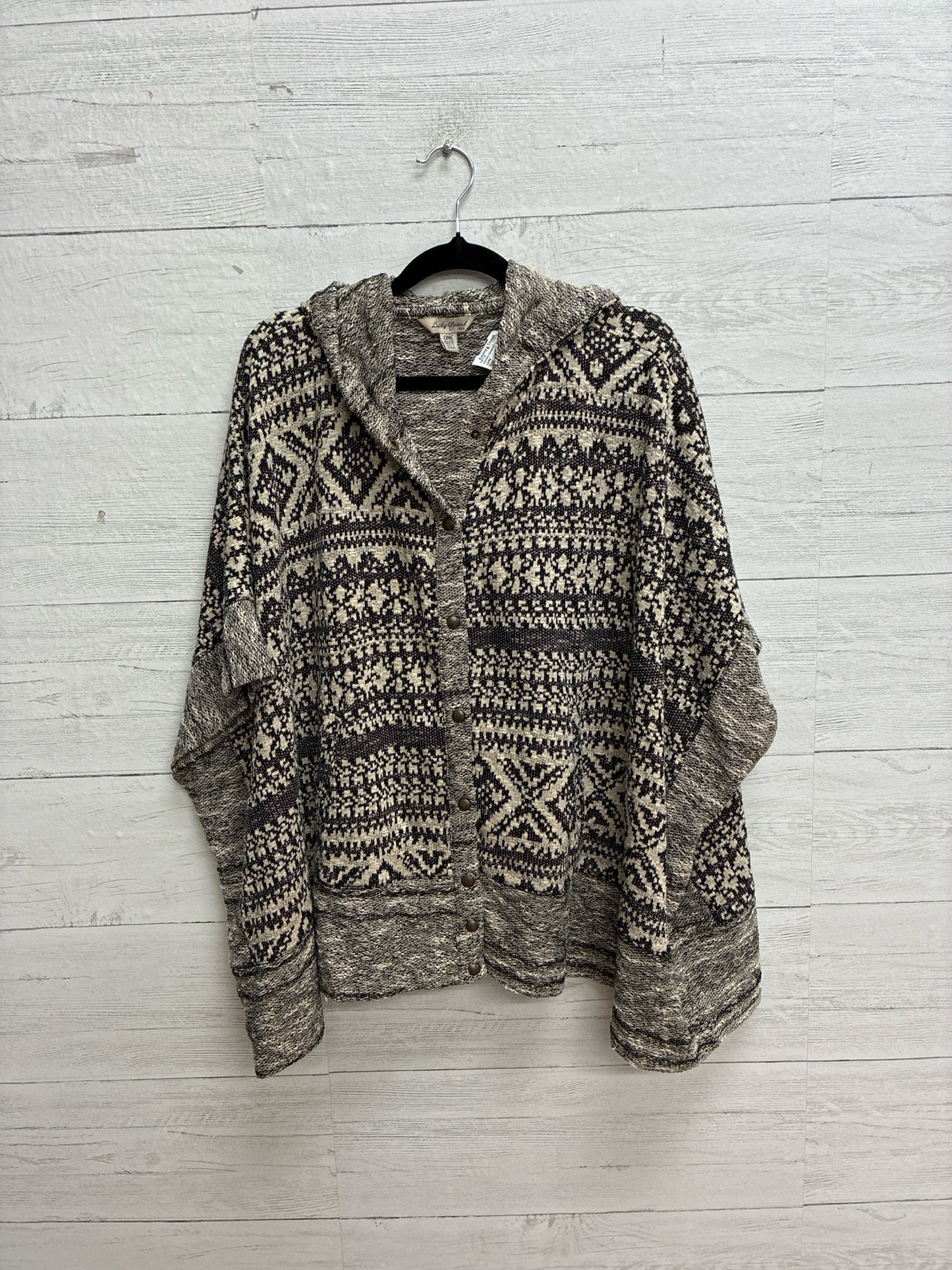 Size One Size Lucky Black Womens Sweater