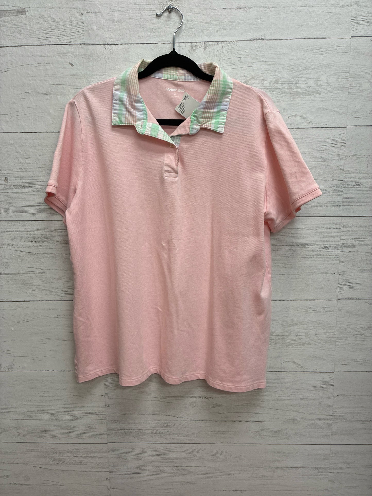 Size L lands end Peach Womens Shirt